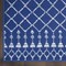 Homeroots 5 x 7 ft. Navy Blue & Ivory Berber Pattern Area Rug 385830 - alternate 8